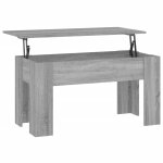 Vidaxl table basse sonoma gris 101x49x52 cm bois d'ing�nierie