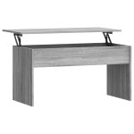 Vidaxl table basse sonoma gris 102x50, 5x52, 5 cm bois d'ing�nierie