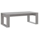 Vidaxl table basse sonoma gris 102x50x35 cm bois d'ing�nierie