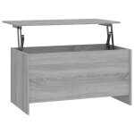 Vidaxl table basse sonoma gris 102x55, 5x52, 5 cm bois d'ing�nierie