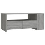 Vidaxl table basse sonoma gris 102x55x42 cm bois d'ingénierie Vidaxl table basse sonoma gris 102x55x42 cm bois d'ingénierie