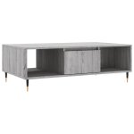 Vidaxl table basse sonoma gris 104x60x35 cm bois d'ing�nierie