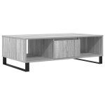 Vidaxl table basse sonoma gris 104x60x35 cm bois d'ing�nierie