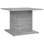 Vidaxl table basse sonoma gris 55, 5x55, 5x40 cm bois d'ing�nierie