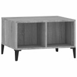 Vidaxl table basse sonoma gris 60x50x36, 5 cm bois d'ing�nierie