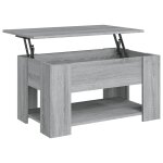Vidaxl table basse sonoma gris 79x49x41 cm bois d'ingénierie Vidaxl table basse sonoma gris 79x49x41 cm bois d'ingénierie