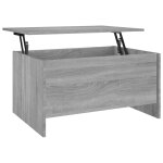 Vidaxl table basse sonoma gris 80x55, 5x41, 5 cm bois d'ing�nierie