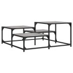 Vidaxl table basse sonoma gris 87, 5x87, 5x40 cm bois d'ingnierie