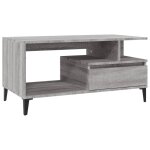 Vidaxl table basse sonoma gris 90x49x45 cm bois d'ingénierie Vidaxl table basse sonoma gris 90x49x45 cm bois d'ingénierie