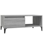 Vidaxl table basse sonoma gris 90x50x36, 5 cm bois d'ingénierie Vidaxl table basse sonoma gris 90x50x36, 5 cm bois d'ingénierie