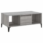 Vidaxl table basse sonoma gris 90x50x36, 5 cm bois d'ing�nierie