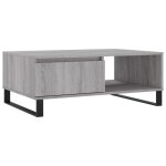 Vidaxl table basse sonoma gris 90x60x35 cm bois d'ing�nierie