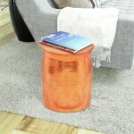 Vidaxl table basse / tabouret martel en aluminium couleur laiton / cuivre