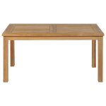 Vidaxl table basse teck 90x50x45 cm
