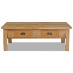 Vidaxl table basse teck massif 100x60x35 cm Vidaxl table basse teck massif 100x60x35 cm