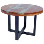 Vidaxl table basse teck r�sine 60 cm