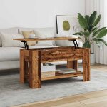 Vidaxl table basse vieux bois 101x49x52 cm bois d'ing�nierie