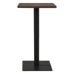 Vidaxl table de bistro cendre foncé 50x50x107 cm Vidaxl table de bistro cendre foncé 50x50x107 cm