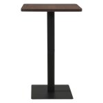 Vidaxl table de bistro cendre foncé 78, 5x78, 5x107 cm Vidaxl table de bistro cendre foncé 78, 5x78, 5x107 cm