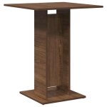 Vidaxl table de bistro ch�ne marron 60x60x75 cm bois d'ing�nierie