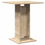 Vidaxl table de bistro chêne sonoma 60x60x75 cm bois d'ingénierie Vidaxl table de bistro chêne sonoma 60x60x75 cm bois d'ingénierie