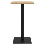 Vidaxl table de bistro couleur chêne 50x50x107 cm Vidaxl table de bistro couleur chêne 50x50x107 cm
