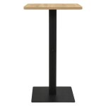 Vidaxl table de bistro couleur ch�ne 70x70x107 cm