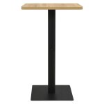 Vidaxl table de bistro couleur chne 78, 5x78, 5x107 cm