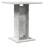 Vidaxl table de bistro gris béton 60x60x75 cm bois d'ingénierie Vidaxl table de bistro gris béton 60x60x75 cm bois d'ingénierie