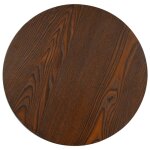 Vidaxl table de bistro marron fonc 40 cm mdf