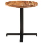 Vidaxl table de bistro ronde Ø70x75 cm bois d'acacia massif Vidaxl table de bistro ronde Ø70x75 cm bois d'acacia massif