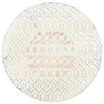 Vidaxl table de bistro style vintage ronde m�tal 40x70 cm blanc
