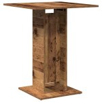 Vidaxl table de bistro vieux bois 60x60x75 cm bois d'ing�nierie