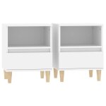 Vidaxl tables de chevet 2 pcs blanc 40x35x50 cm Vidaxl tables de chevet 2 pcs blanc 40x35x50 cm