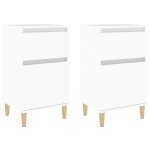 Vidaxl tables de chevet 2 pcs blanc 40x35x70 cm Vidaxl tables de chevet 2 pcs blanc 40x35x70 cm