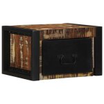 Vidaxl tables de chevet 2 pcs multicolore 40x35x25cm bois rcupration