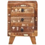 Vidaxl table de chevet 37x32x50 cm bois massif de rcupration