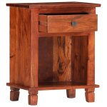 Vidaxl table de chevet 40 x 30 x 50 cm bois d'acacia massif