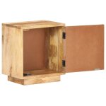 Vidaxl table de chevet 40x30x45 cm bois de manguier solide