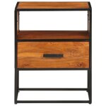 Vidaxl table de chevet 40x30x50 cm bois d'acacia massif