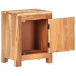 Vidaxl table de chevet 40x30x50 cm bois d'acacia massif