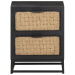 Vidaxl table de chevet 40x30x50 cm bois de manguier massif