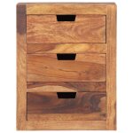 Vidaxl table de chevet 40x30x50 cm bois massif
