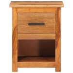 Vidaxl table de chevet 40x30x50 cm bois massif