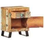 Vidaxl table de chevet 40 x 30 x 50 cm bois de récupération massif Vidaxl table de chevet 40 x 30 x 50 cm bois de récupération massif