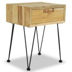 Vidaxl table de chevet 40x30x50 cm teck