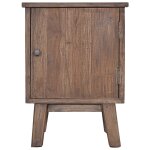 Vidaxl table de chevet 40x30x53 cm bois de teck solide