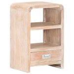 Vidaxl table de chevet 40x30x60 cm bois d'acacia massif