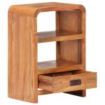 Vidaxl table de chevet 40x30x60 cm bois acacia massif et finition miel