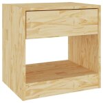 Vidaxl table de chevet 40x31x40 cm bois de pin massif